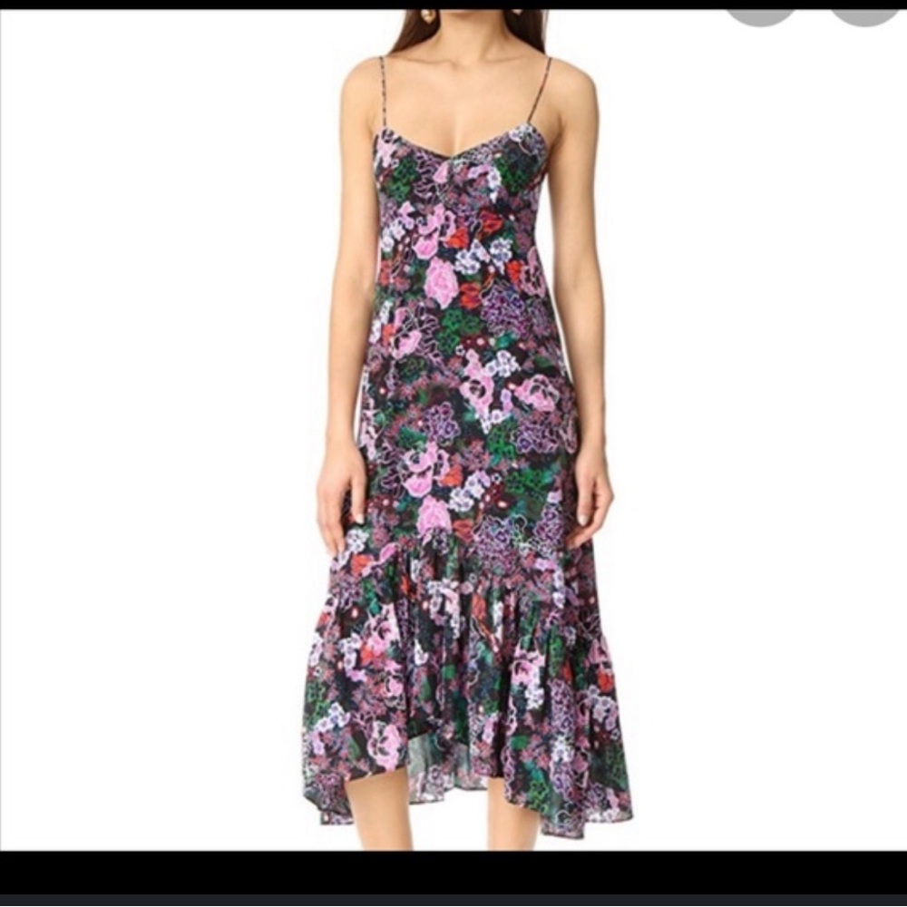 Saloni silk dress size 2